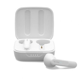 NGS Ártica Move Auriculares Bluetooth 5.3 True Wireless, Blanco, Estuche Carga 400mAh (28h Autonomía), Reducción Ruido ENC, Sensor Táctil, Almohadillas S/M/L, ARTICAMOVEWHITE